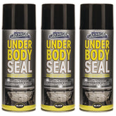 3X Underbody Seal Black Spray 400ml Spray Paint